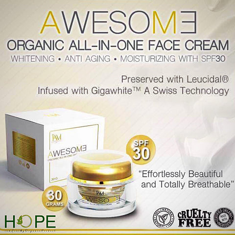 Awesome Organic Instant White Face Cream